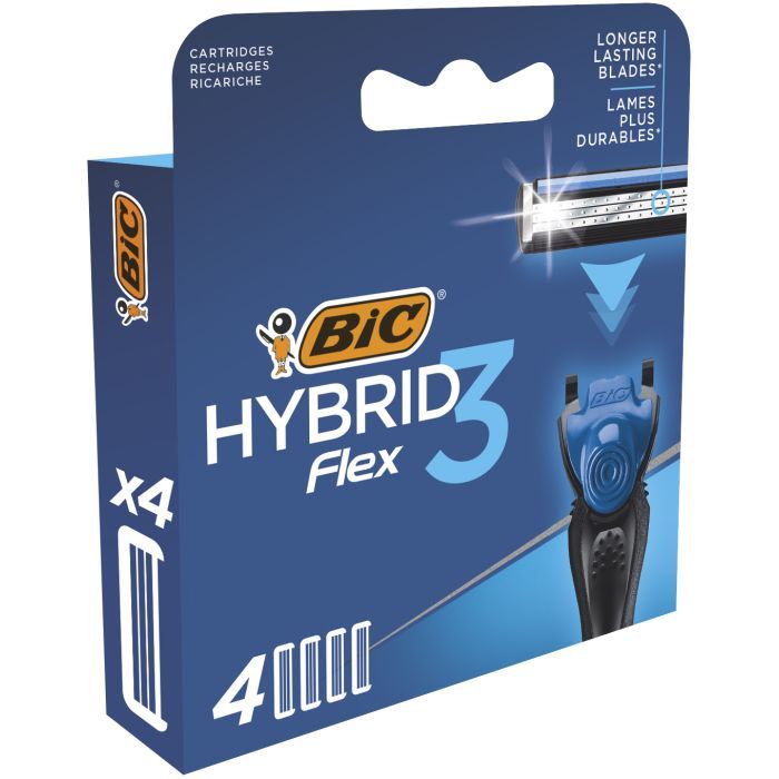 Сменные кассеты Bic Flex 3 Hybrid 8 шт. (3086123480933) изображение 2