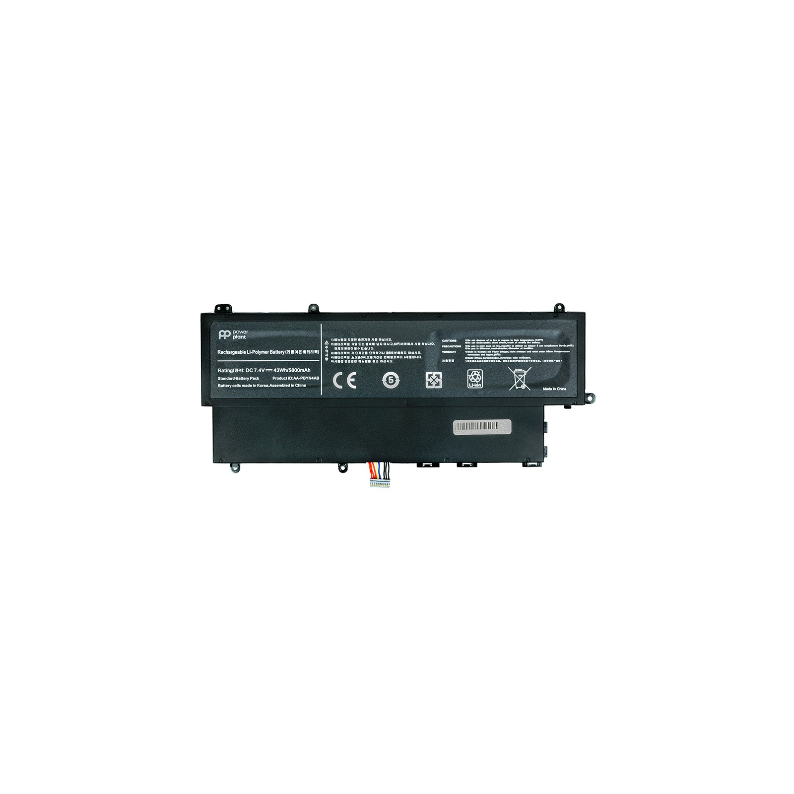 Аккумулятор для ноутбука PowerPlant 530U3 (AA-PBYN4AB) 7.6V 6100mAh (NB490158)