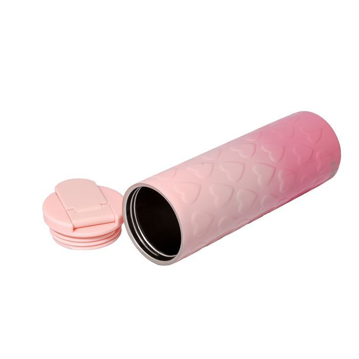 Поильник-непроливайка Yes термочашка Pink Heart 420мл (707336) изображение 3