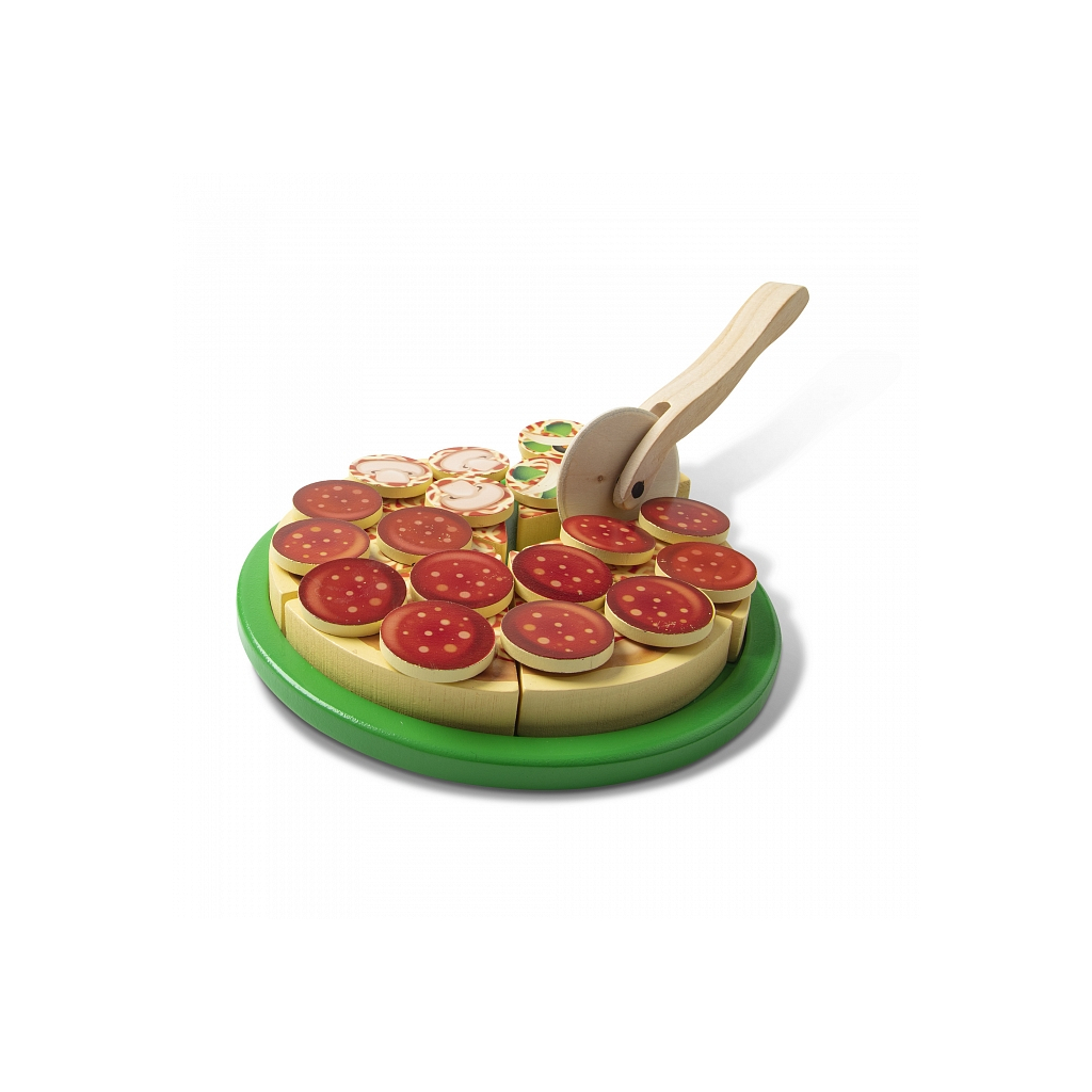Игровой набор Melissa&Doug деревянный "Пицца" (MD10167) изображение 4