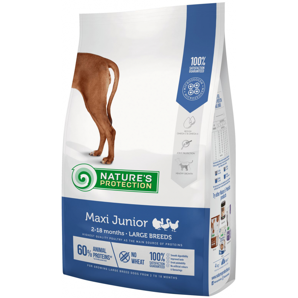 Сухой корм для собак Nature's Protection Maxi Junior Large breeds 12 кг (NPS45729)