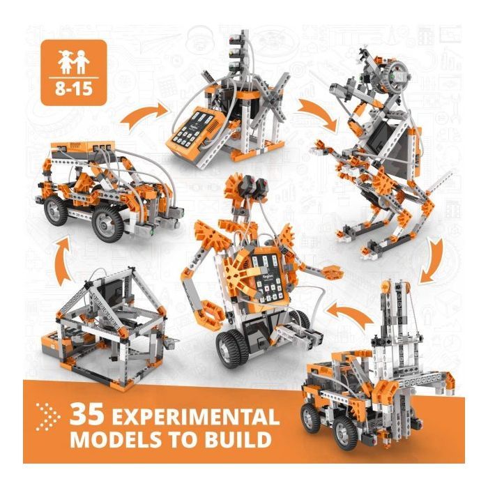 Конструктор Engino STEM & Robotics Pro Set v2 з акумулятором (E30-1B) зображення 3