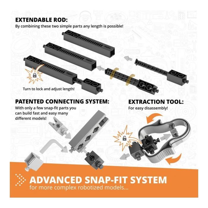 Конструктор Engino STEM & Robotics Pro Set v2 з акумулятором (E30-1B) зображення 8
