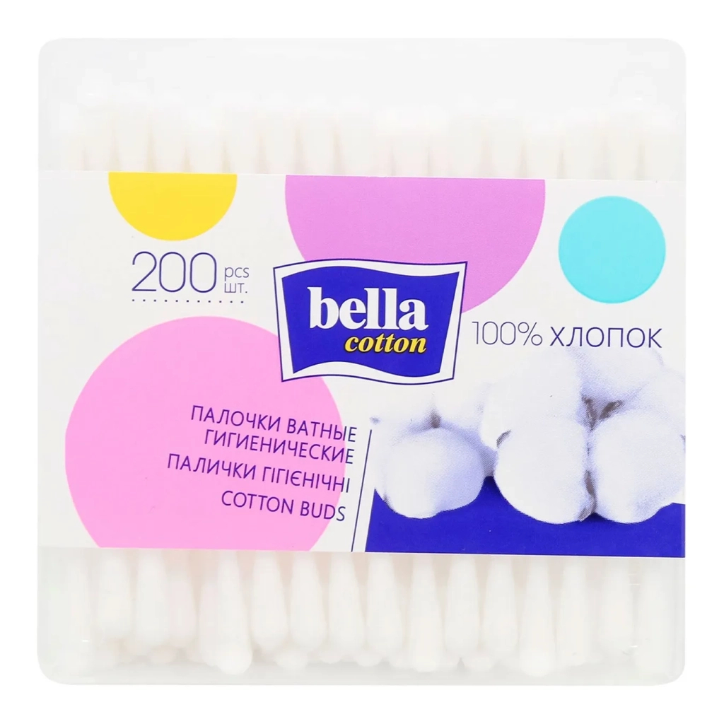 Ватные палочки Bella Cotton 160 шт. (5900516400170)