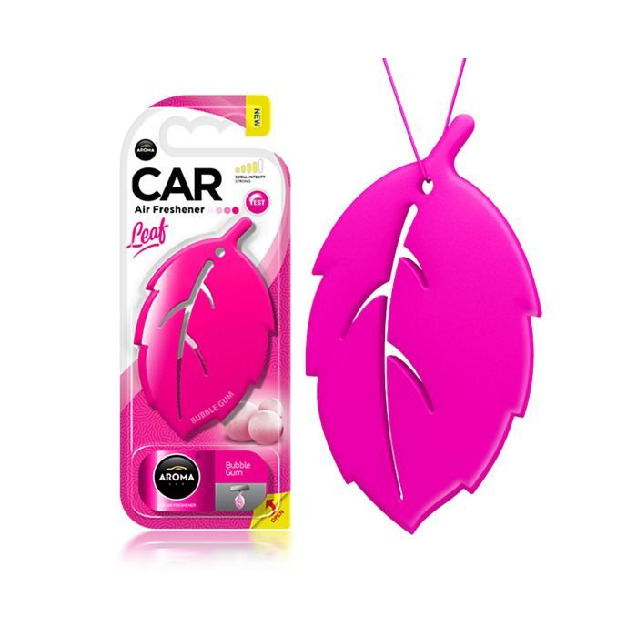 Ароматизатор для автомобиля Aroma Car Leaf 3D - Bubble Gum (831242)