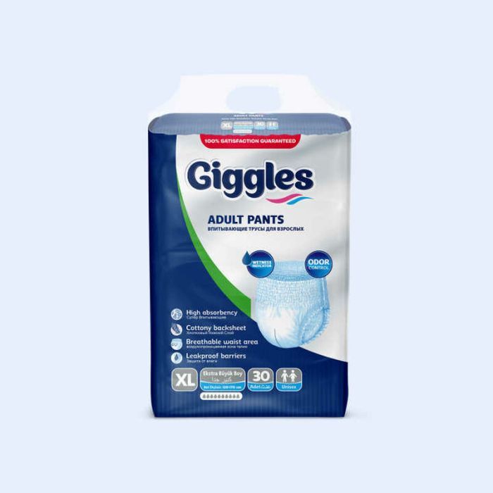 Підгузки для дорослих Giggles Extra Large 120-170 см 30 шт (8680131205011) зображення 2
