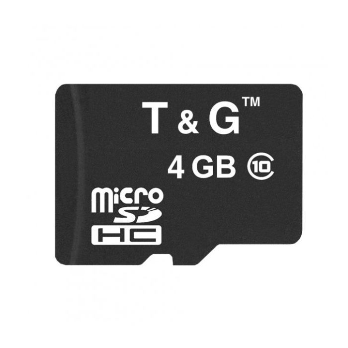Карта памяти T&G 4GB microSD class10 (TG-4GBSDCL10-00)