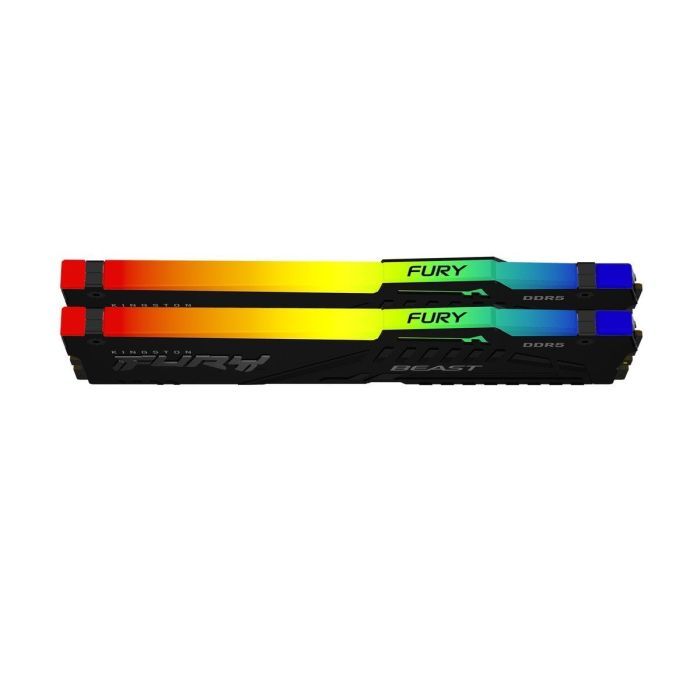 Модуль памяти для компьютера DDR5 16GB (2x8GB) 5200 MHz Beast RGB Kingston Fury (ex.HyperX) (KF552C36BBEAK2-16) изображение 2