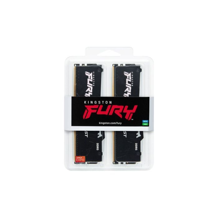 Модуль памяти для компьютера DDR5 16GB (2x8GB) 5200 MHz Beast RGB Kingston Fury (ex.HyperX) (KF552C36BBEAK2-16) изображение 6