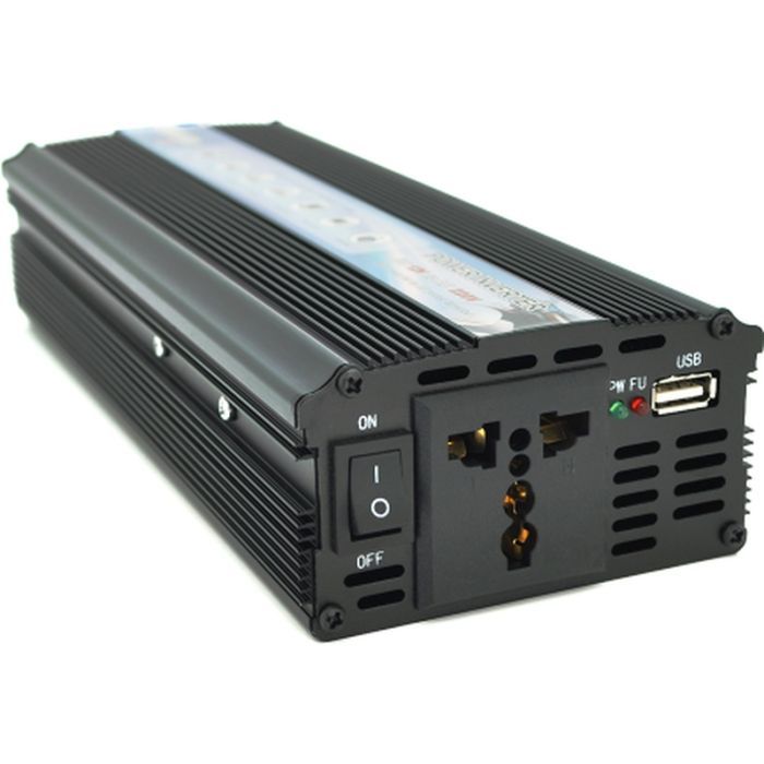 Автомобільний інвертор 12V/220V 2000ВА(1200Вт), approximate sinusoid Voltronic (YT-2000W-CI12V) зображення 3