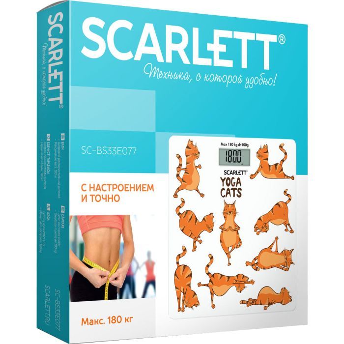 Весы напольные Scarlett SC-BS33E077 изображение 2