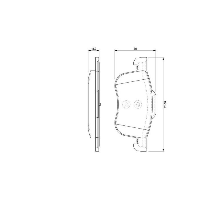 Гальмівні колодки Bosch 0 986 424 540 зображення 5
