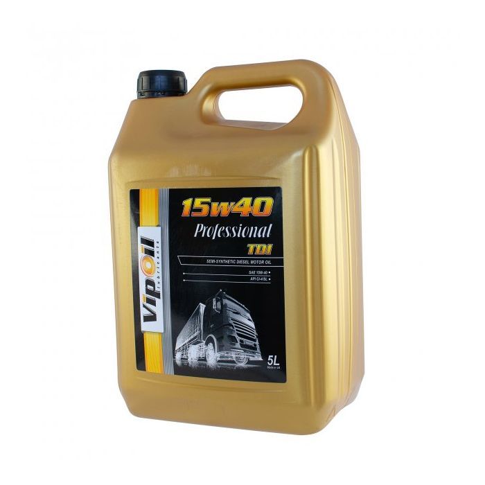 Моторна олива VIPOIL VipOil Professional TDI 15W-40 API CI-4/SL 5л (0340355)