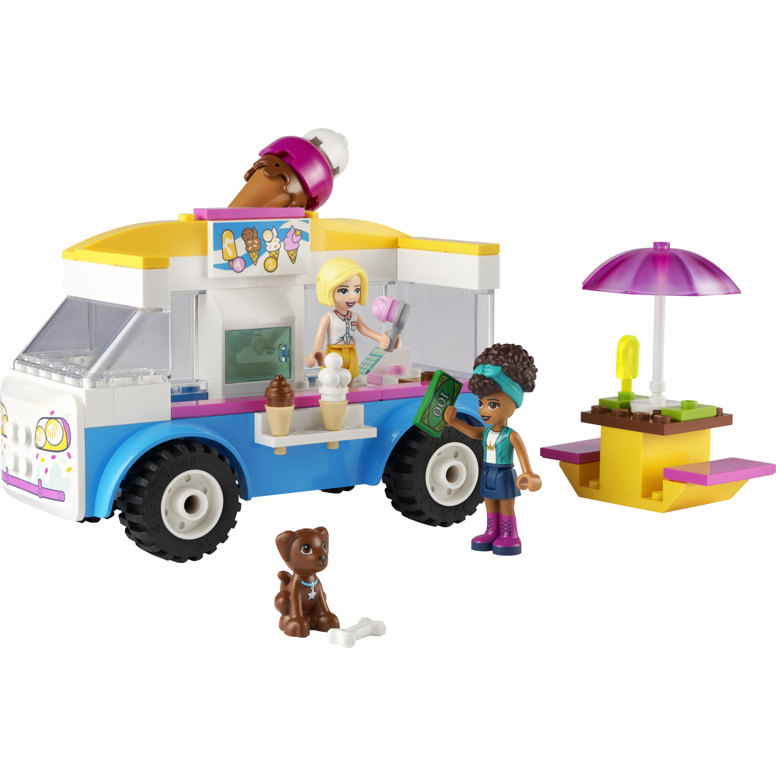 Конструктор LEGO Friends Фургон с мороженым 84 детали (41715) изображение 9