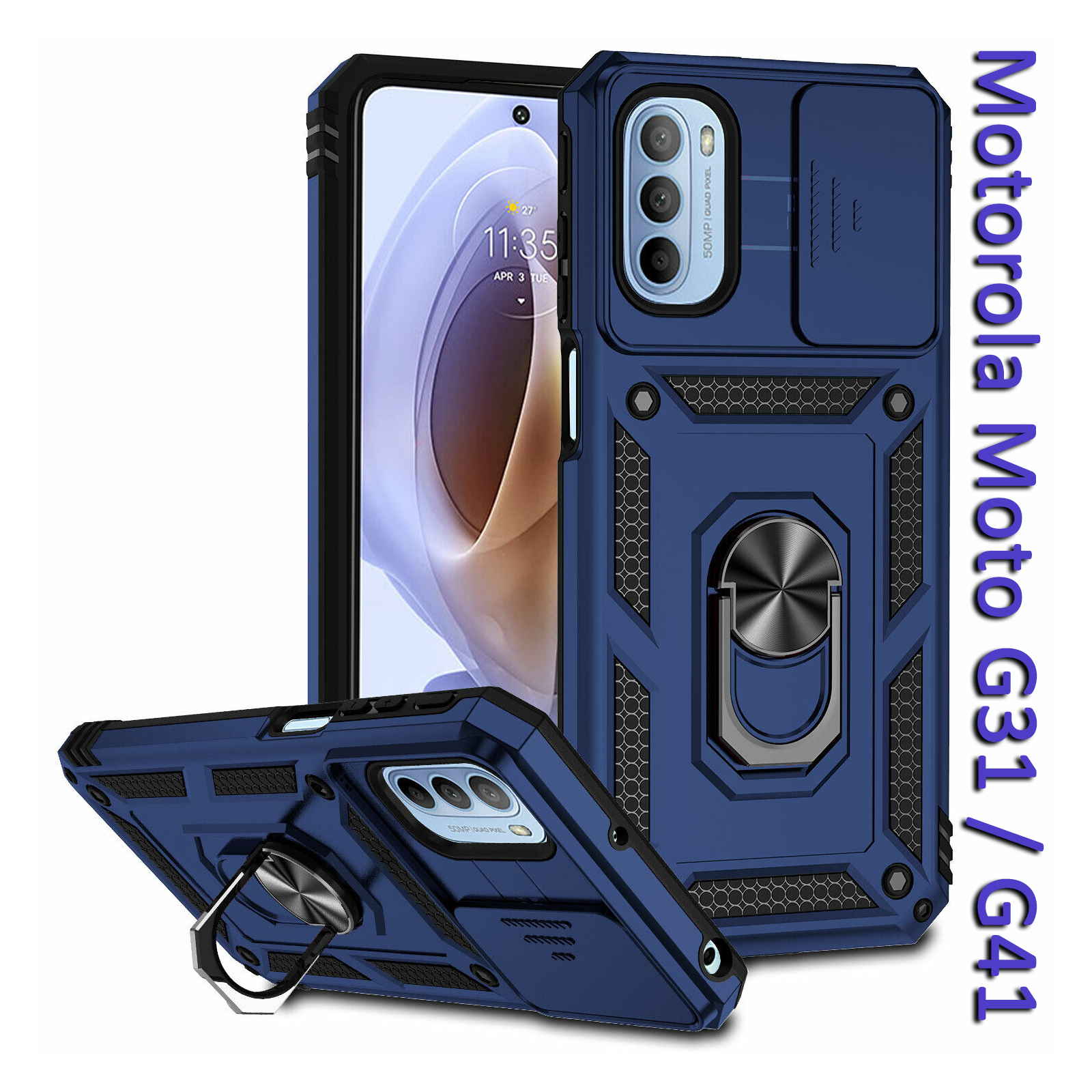 Чехол для мобильного телефона BeCover Military Motorola Moto G31 / G41 Blue (708191)
