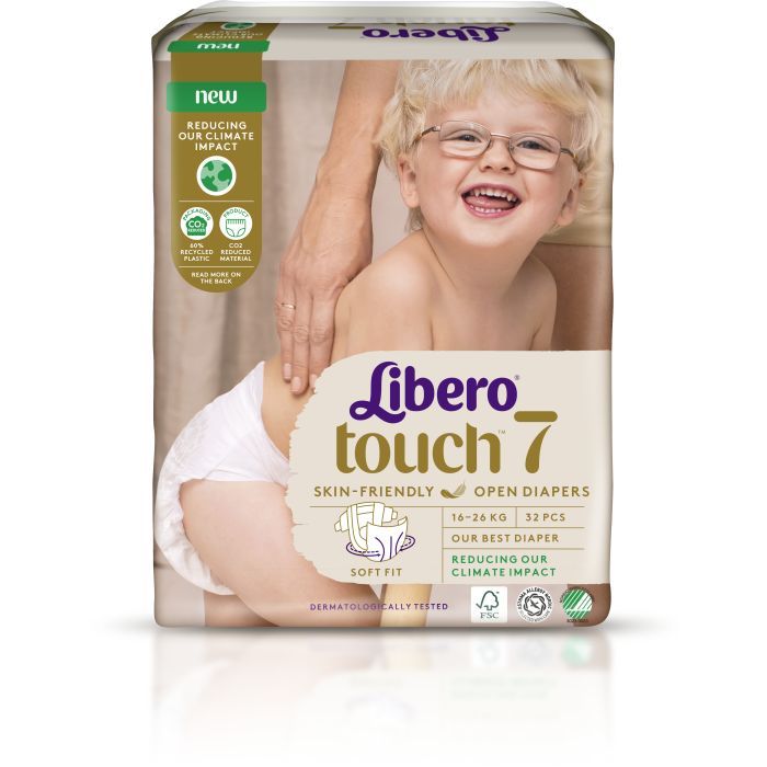 Подгузники Libero Touch Размер 7 (16-26 кг) 32 шт (7322541750057) изображение 2