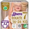 Подгузники Libero Touch Размер 7 (16-26 кг) 32 шт (7322541750057)