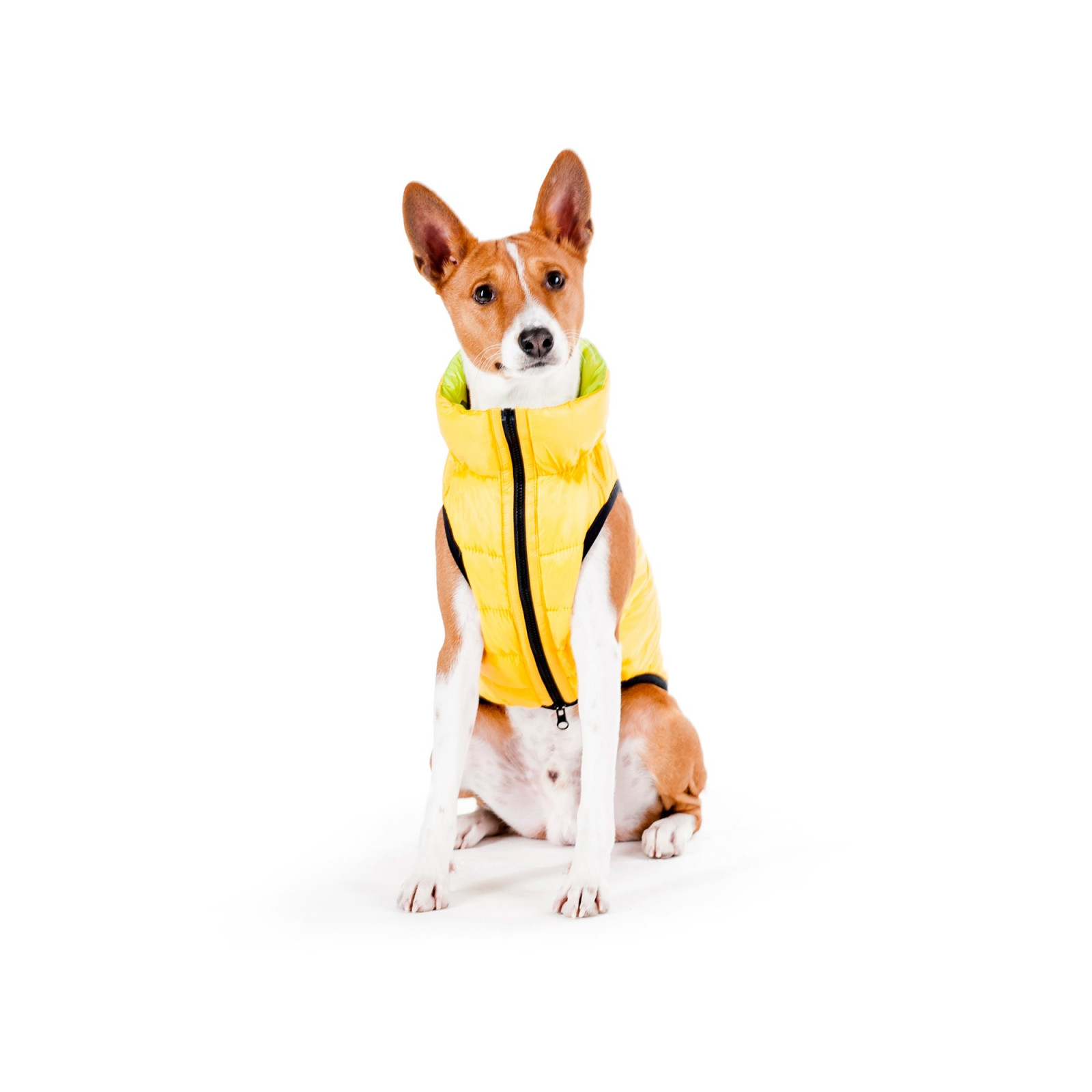Курточка для животных Airy Vest двусторонняя XS 25 желто-салатовая (1588) изображение 5