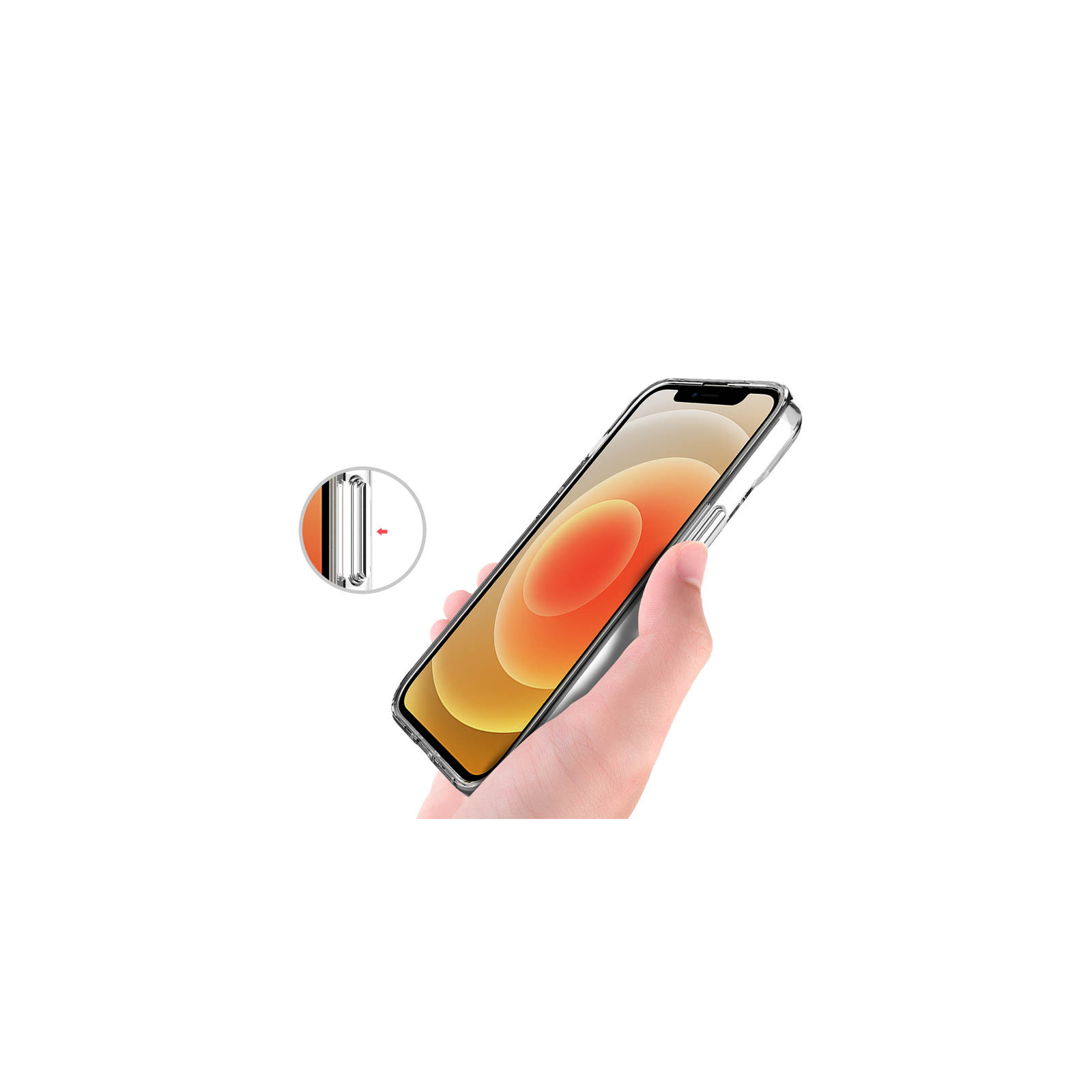 Чохол до мобільного телефона BeCover Space Case Apple iPhone 13 Transparancy (708579) зображення 5