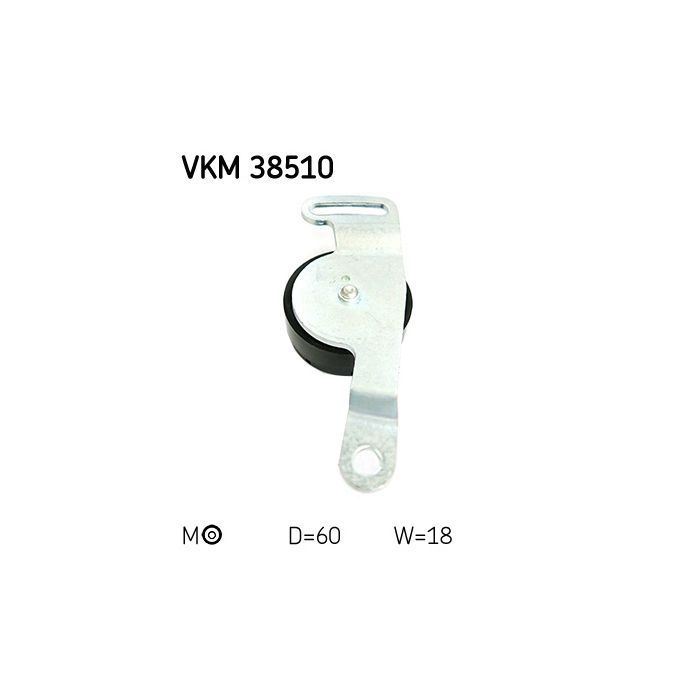 Натягувач ременя з роликом SKF VKM 38510 зображення 2