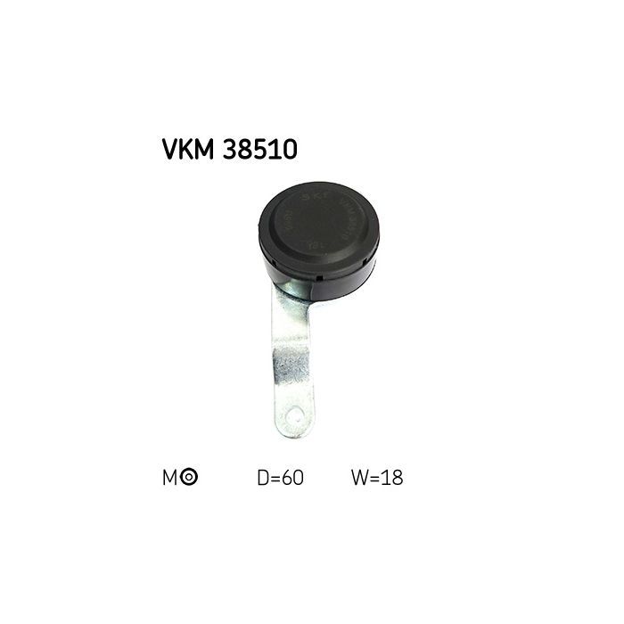 Натягувач ременя з роликом SKF VKM 38510 зображення 3