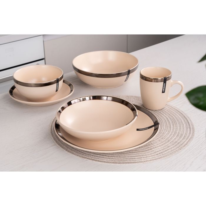 Тарелка Ardesto Liguria Dinner 26 см Cream (AR2926LCC) изображение 2