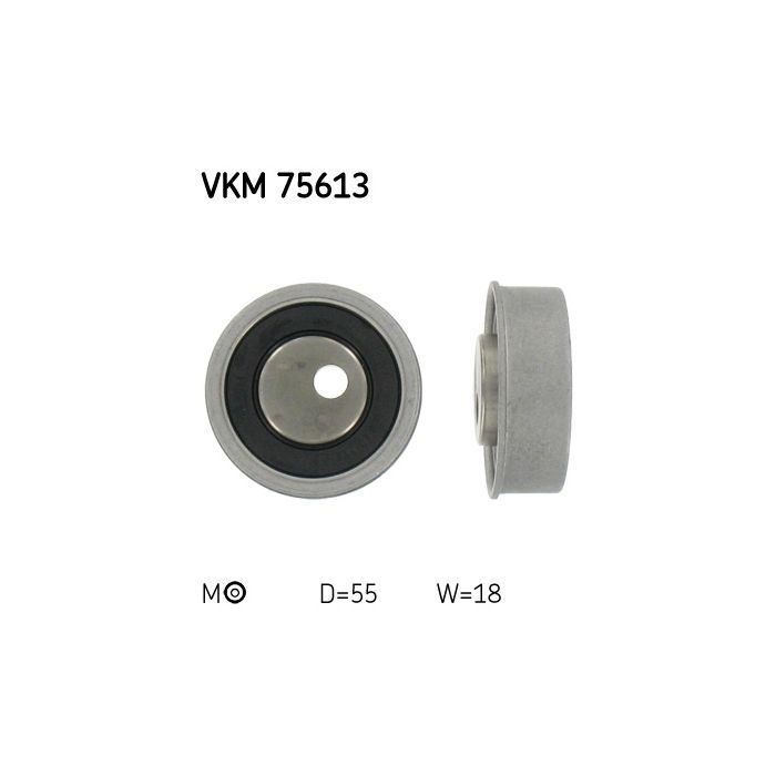 Ролик натягувача ременя SKF VKM 75613