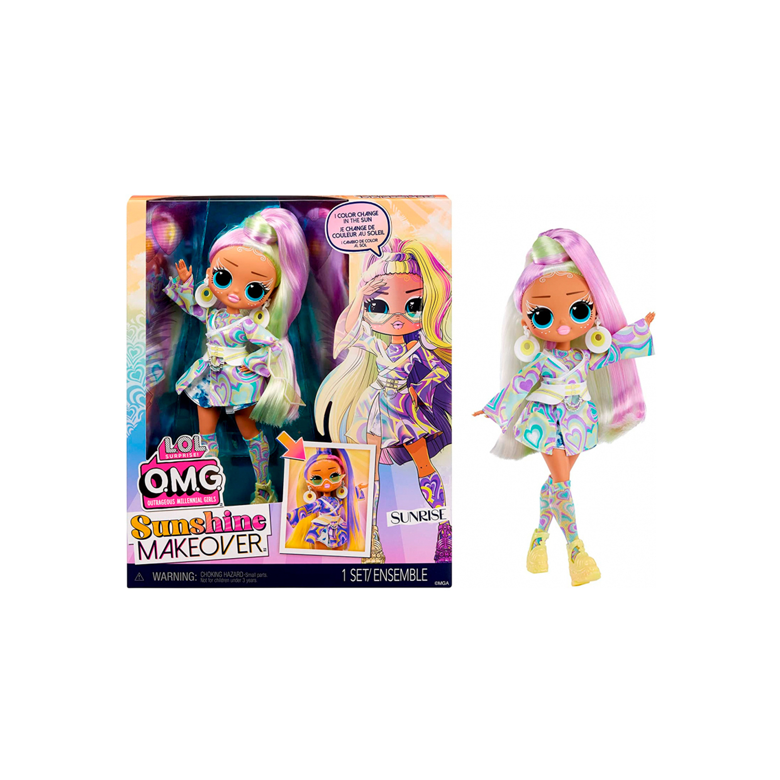 Кукла L.O.L. Surprise! серии O.M.G. Sunshine Makeover - Санрайз (589433)