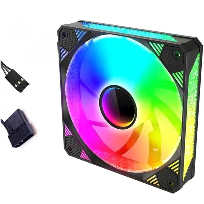 Кулер для корпуса Zezzio ZF-B120 COLORFUL изображение 6