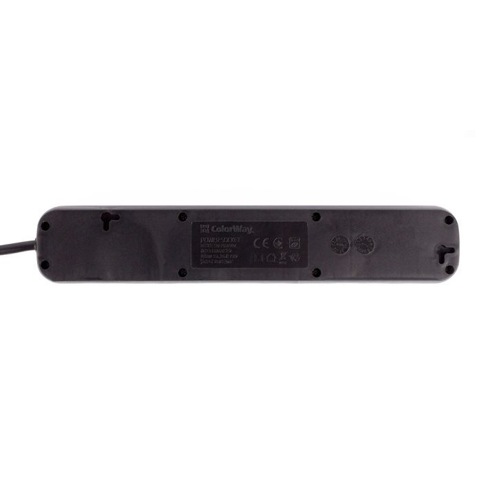 Сетевой фильтр питания ColorWay CW-PSEA42BK /2M black (CW-PSEA42BK) изображение 2