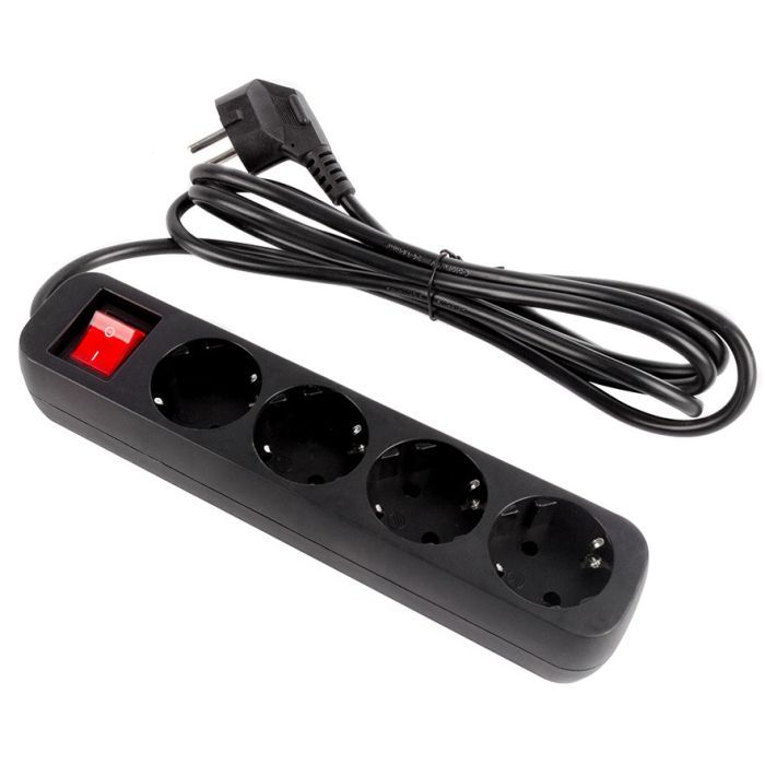 Сетевой фильтр питания ColorWay CW-PSEA42BK /2M black (CW-PSEA42BK) изображение 5