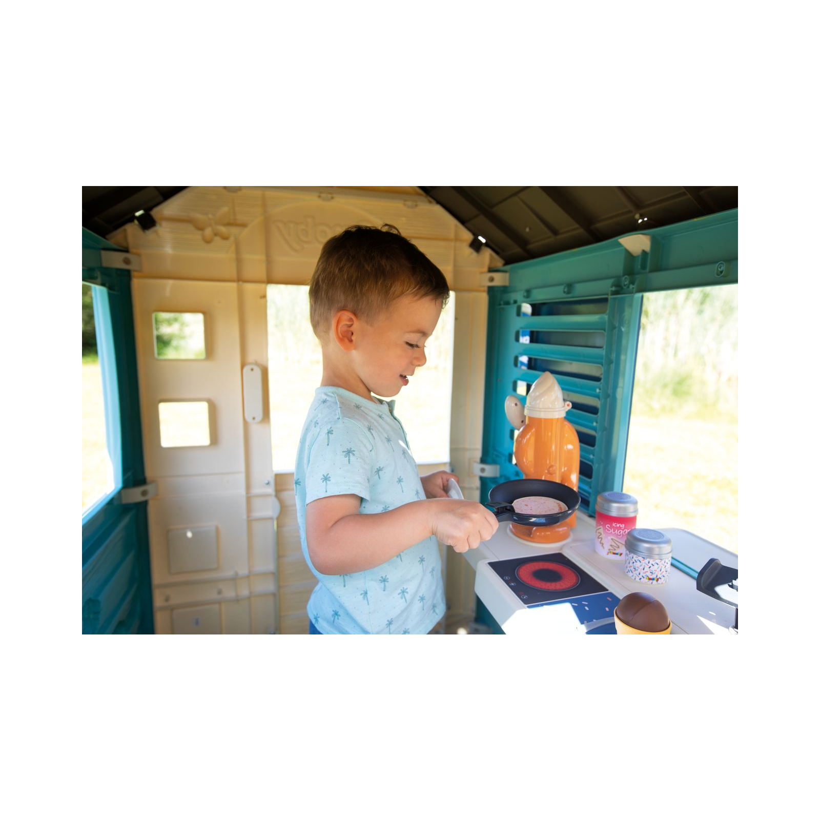 Игровой домик Smoby Кофейня сладостей с кухней, кассой, посудой (810718) изображение 4