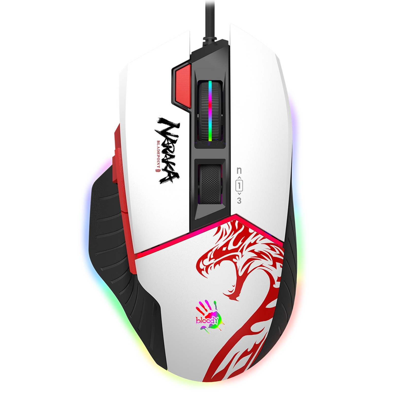 Мышка A4Tech Bloody W95 Max RGB Activated USB Sports Lime (Bloody W95 Max Sports Lime)