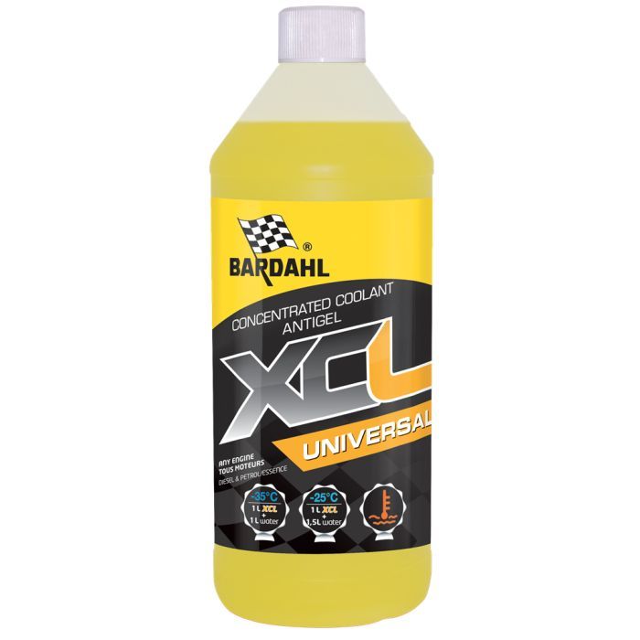 Антифриз BARDAHL G12+ ENGINE ANTIFREEZE ANTIGEL UNIVERSAL желтый 5л (7113)