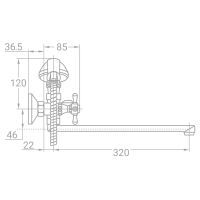 Смеситель TAU VN-2C260C (9885210) изображение 3