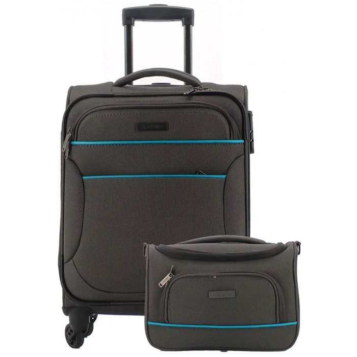 Валіза Travelite Story Anthracite S +сумка 12л (TL091141-04)