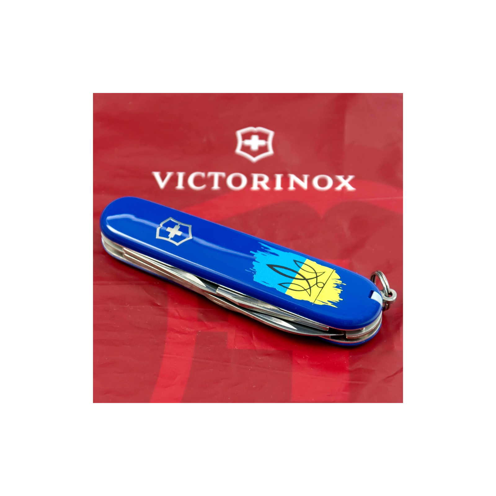 Нож Victorinox Spartan Ukraine Blue "Тризуб ОУН жовтий" (1.3603.2_T0308u) изображение 2