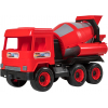Спецтехника Tigres Авто "Middle truck" бетоносмеситель (красный) в коробке (39489)