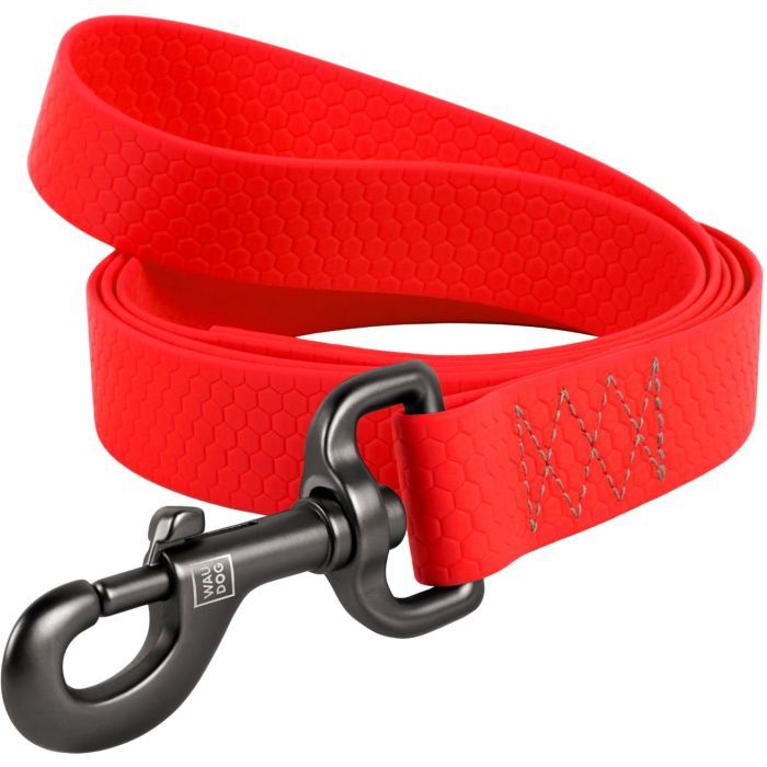 Поводок для собак WAUDOG Waterproof M Ш 20 мм Д 305 см розовый (27367)