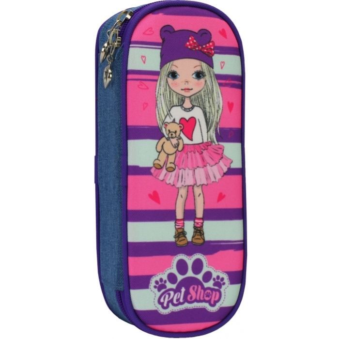 Пенал Cool For School 1 відділення Фіолетовий (CF87249)