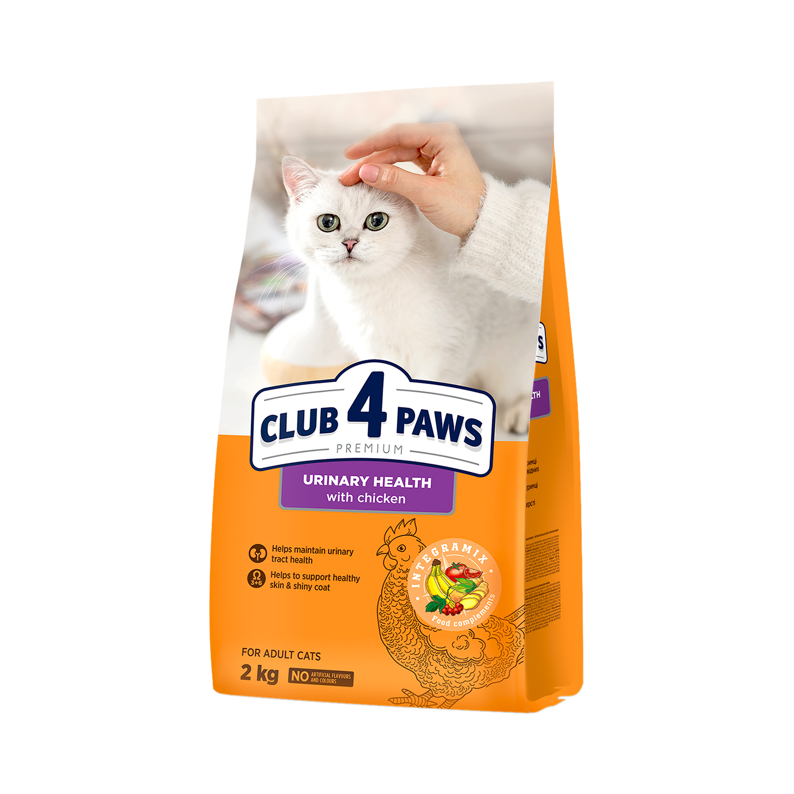 Сухой корм для кошек Club 4 Paws Premium поддержка здоровья мочевыводящей системы 2 кг (4820215369411)
