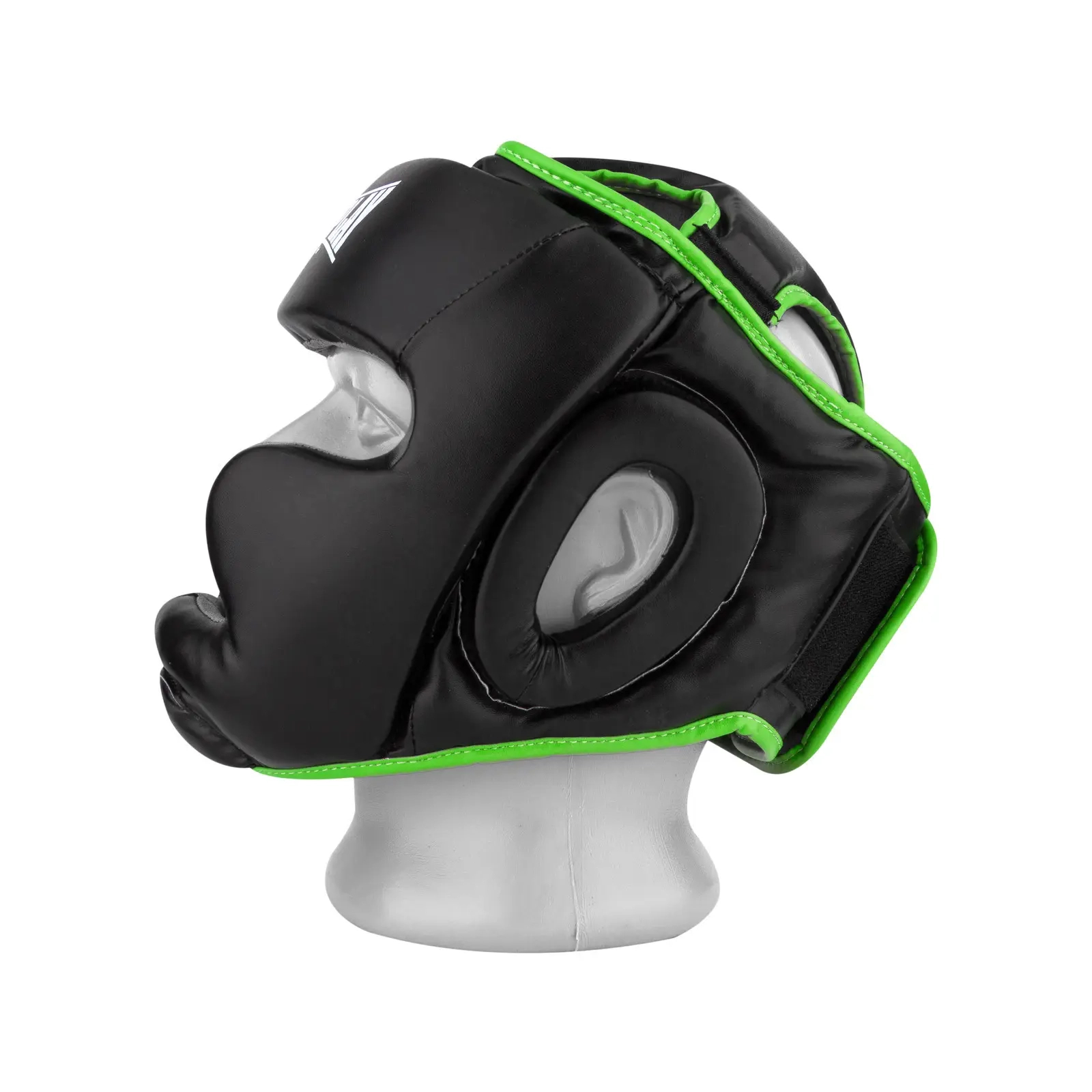 Боксерский шлем PowerPlay 3100 PU Чорно-зелений L (PP_3100_L_Black/Green) изображение 2
