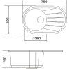 Мойка кухонная GRANADO MURCIA gris изображение 6