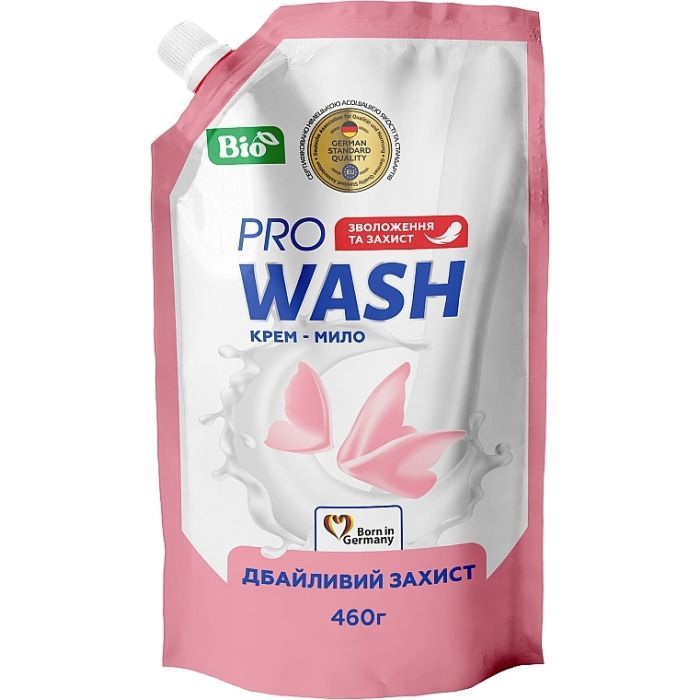 Рідке мило Pro Wash Дбайливий захист дой-пак 460 г (4262396140241)