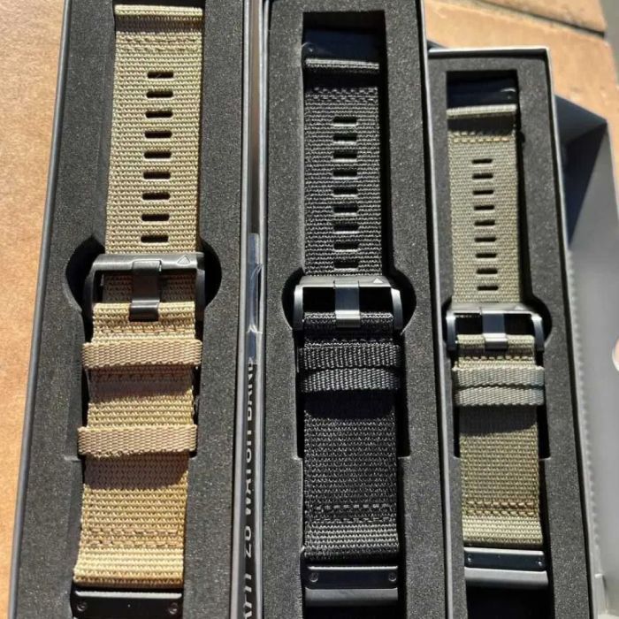 Ремешок для смарт-часов Garmin Tactix 7, 26mm QuickFit, Coyote Tan Nylon (010-13010-11) изображение 5