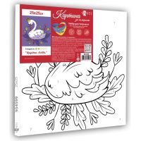 Картина по номерам Santi Царевна Лебедь 25*25 см (954599) изображение 2