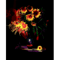 Фото - Картина ZiBi  по номерам  Квіти сонця 40*50 см ART Line  ZB.64137 (ZB.64137)