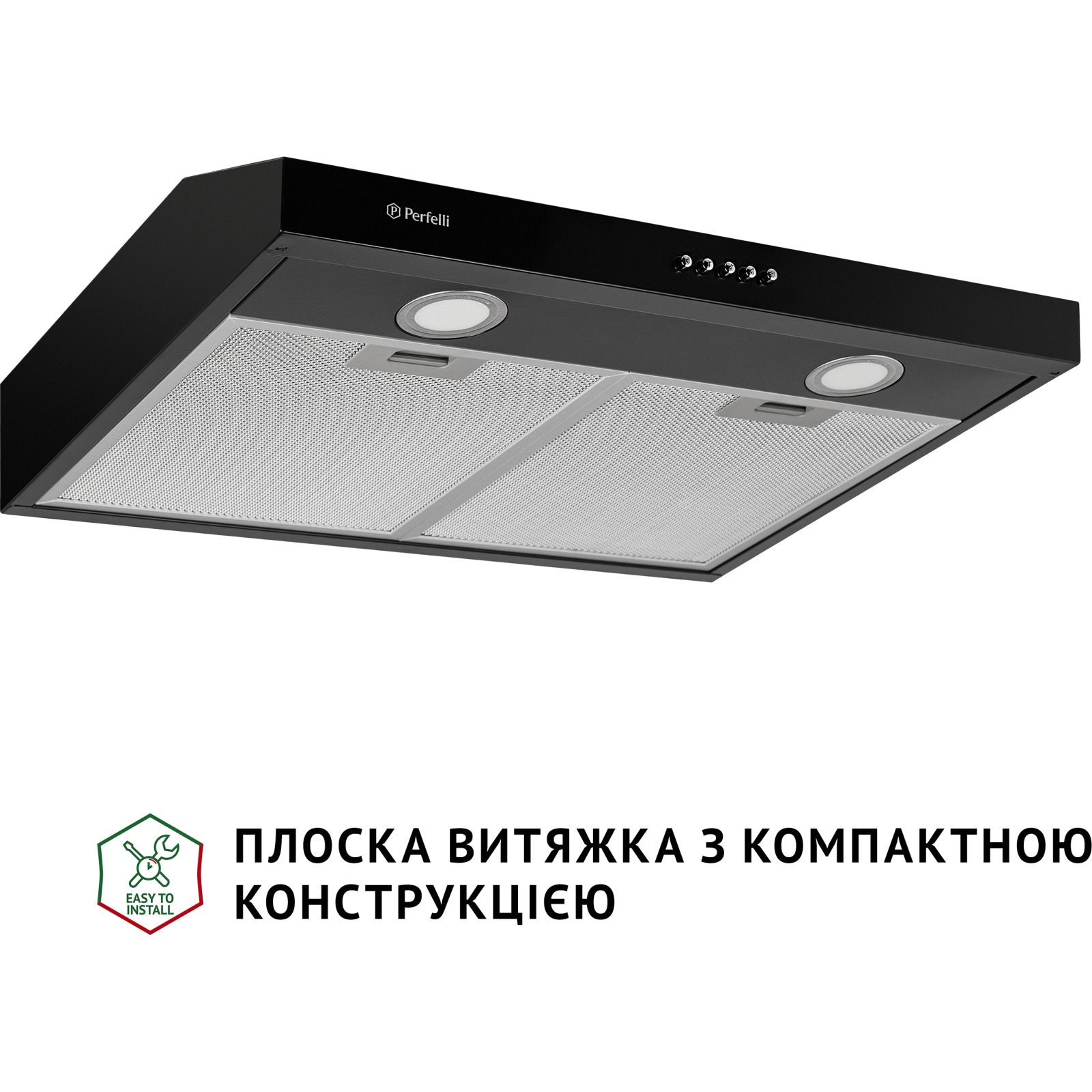 Витяжка кухонна Perfelli PL 6002 W LED зображення 2