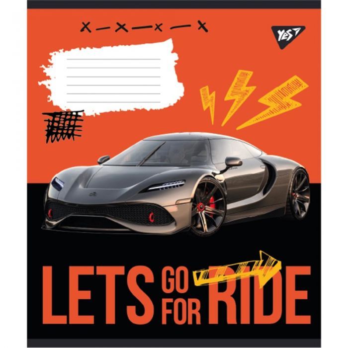 Зошит Yes А5 Lets go for ride 60 аркушів, клітинка (766746) зображення 5