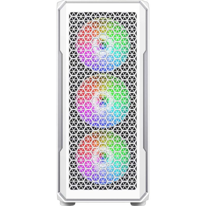 Корпус 2E Gaming Hexagon G338W, без БЖ, 2xUSB 3.0, 1xUSB Type-C, 1x120mm, 3x120mm ARGB, TG Side Panel, AT (2E-G338W) изображение 2